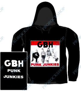 mikina s kapucí G.B.H. - Punk Junkies