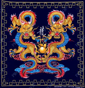 šátek bandana dragon, drak