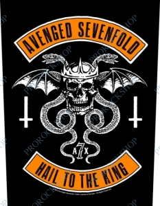 nášivka na záda Avenged Sevenfold - Biker