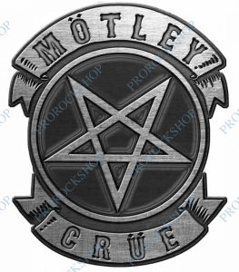 odznak Motley Crue - Pentagram