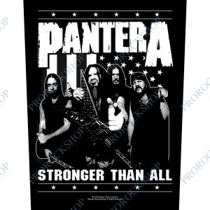 nášivka na záda Pantera - Stronger than all