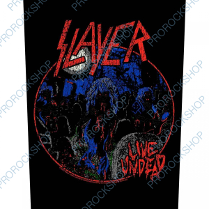 nášivka na záda Slayer - Live Undead