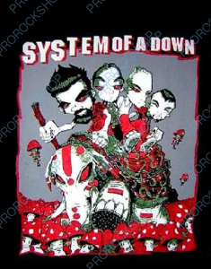 nášivka na záda, zádovka System Of A Down - Mushrooms