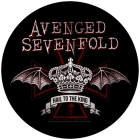 nášivka na záda Avenged Sevenfold - Hail to the King, Red Crown