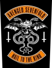 nášivka na záda Avenged Sevenfold - Biker