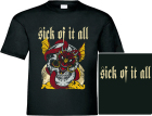 triko Sick Of It All - skull