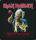 nášivka na záda, zádovka Iron Maiden - Run For Your Lives