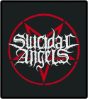 nášivka na záda, zádovka Suicidal Angels - pentagram